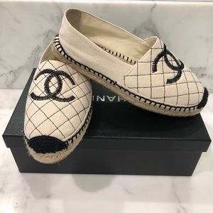 SOLD CHANEL Espadrilles 38 PRICE IS FIRM